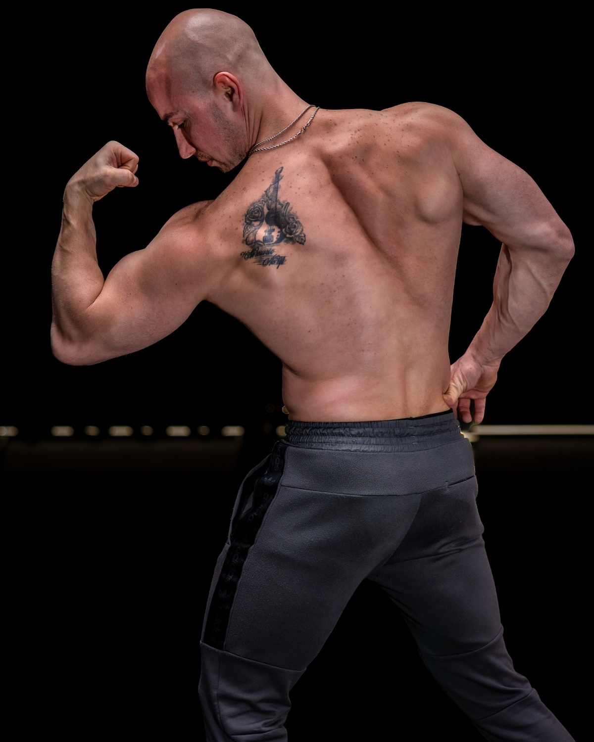Krisztian at the beginning of his fitness journey