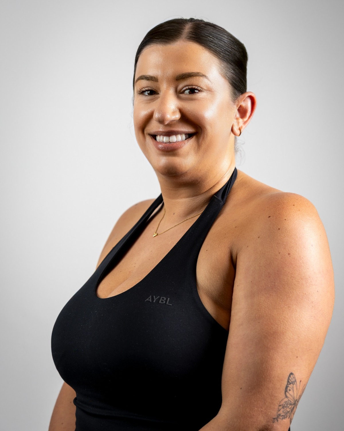 Jade during a personal training session with Krisztian