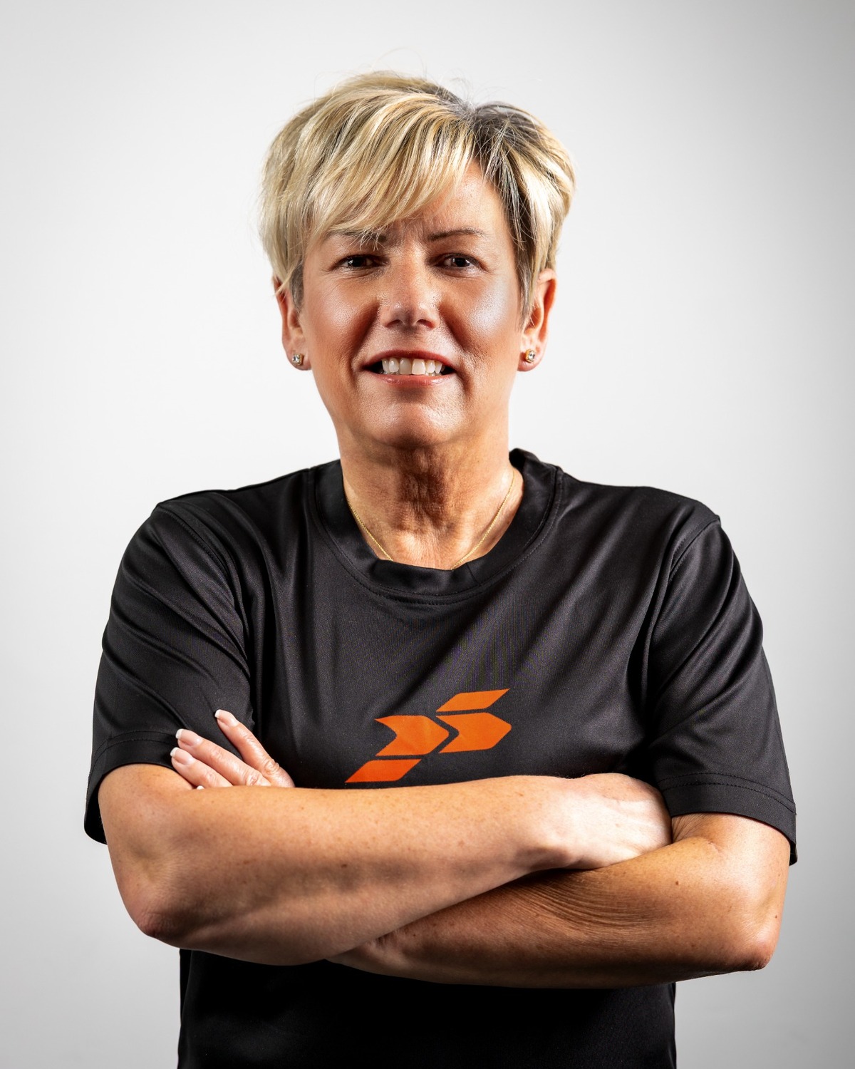 Sharon at PureGym Banbury with her personal trainer